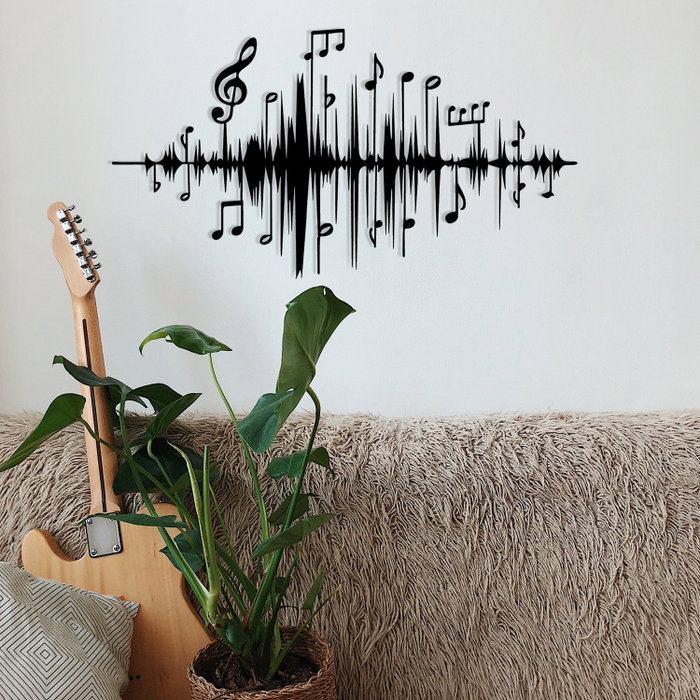 Wallity Lal Escultura de Pared de Metal Negra Wallity Lal Escultura de Pared de Metal Negra
